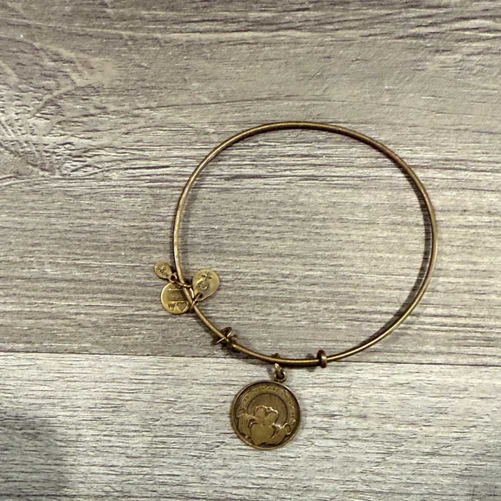 Alex and Ani Gold Charm Bangle Bracelet